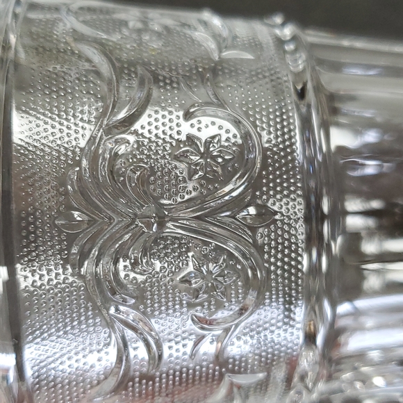 - Vintage set of 4 clear cut glass mugs - Picture 6 of 8